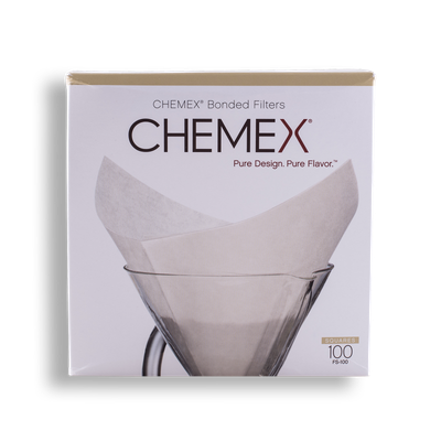 Papírové filtry pro Chemex čtvercové (100 ks)